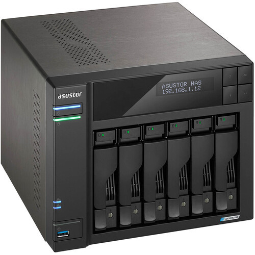 שרת Asustor AS6706TV2 6 Bay NAS 
