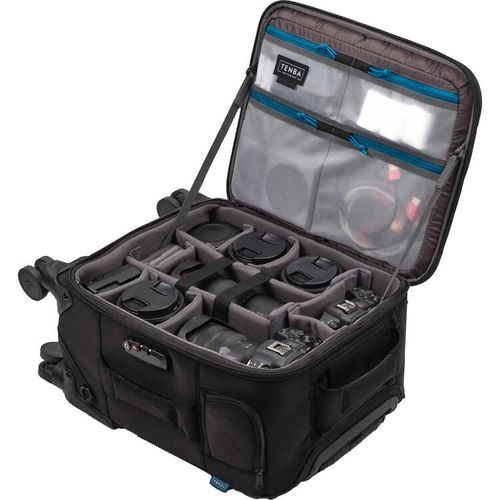 תיק טרולי מקצועי לציוד צילום Tenba Roadie v2 Spinner 21 International