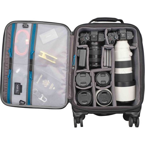 תיק טרולי מקצועי לציוד צילום Tenba Roadie v2 Spinner 21 International