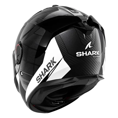 קסדה מלאה SPARTAN GT PRO KULTRAM CARBON מבית SHARK - שחור לבן