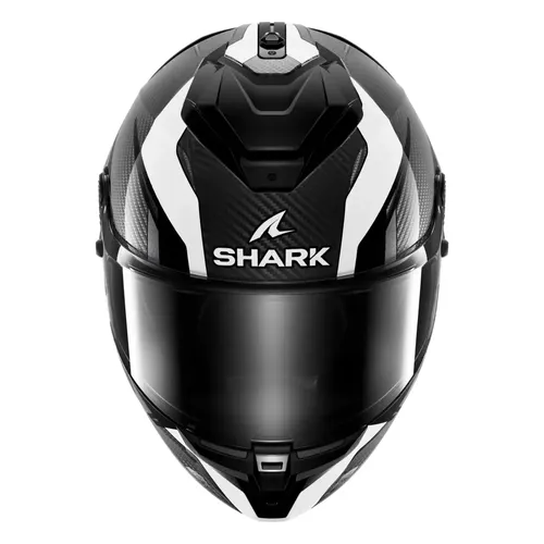 קסדה מלאה SPARTAN GT PRO KULTRAM CARBON מבית SHARK - שחור לבן