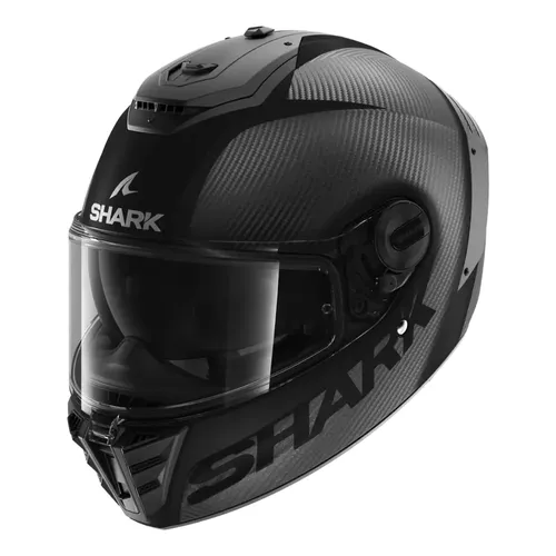 קסדה מלאה SPARTAN RS CARBON SKIN VISOR מבית SHARK - שחור מט