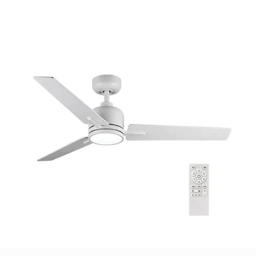 מאוורר תקרה ''52 כולל שלט ותאורת Semicom HY-1235W52/25CT GENESIS50 LED סמיקום