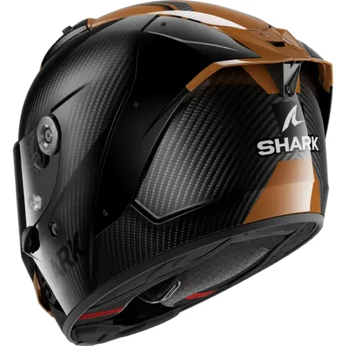 קסדה מלאה AERON CARBON SKIN מבית SHARK - קרבון חום