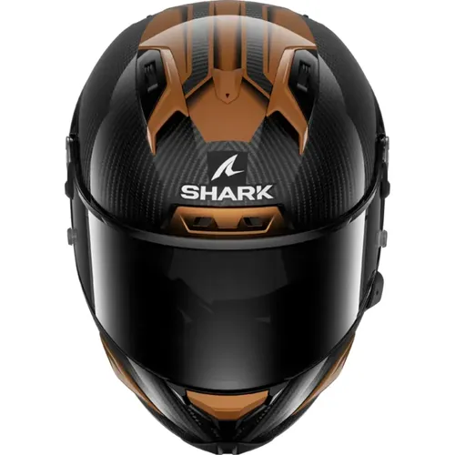 קסדה מלאה AERON CARBON SKIN מבית SHARK - קרבון חום