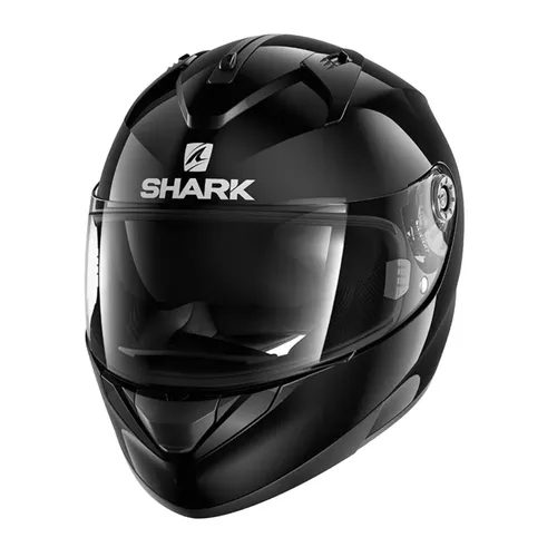 קסדה מלאה RIDILL BLANK מבית SHARK - שחור מבריק