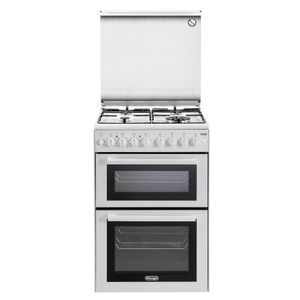 תנור משולב כיריים גז - 4 להבות Delonghi דגם DCS120EDW לבן