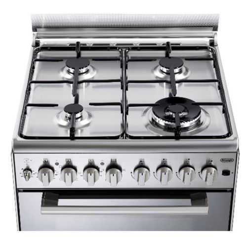 תנור משולב כיריים גז - 4 להבות Delonghi דגם DCS120EDX נירוסטה  דגם 2026!!! מבצע מטורף!!!