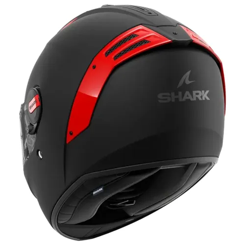 קסדה מלאה SPARTAN RS BLANK SP מבית SHARK - שחור אדום