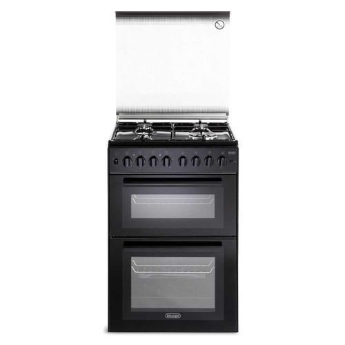 תנור משולב כיריים גז - 4 להבות Delonghi דגם DCS120EDN שחור דגם 2026!!! - מבצע מטורף !!!