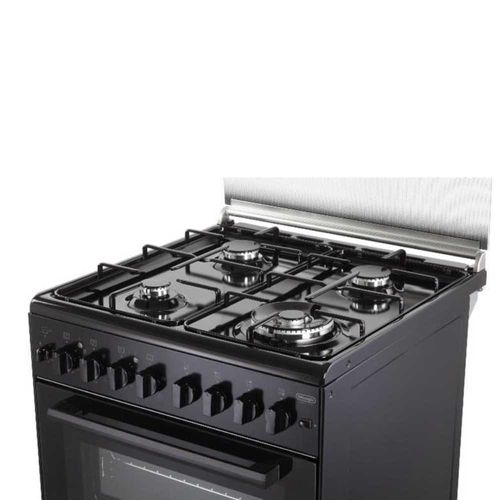 תנור משולב כיריים גז - 4 להבות Delonghi דגם DCS120EDN שחור דגם 2026!!! - מבצע מטורף !!!
