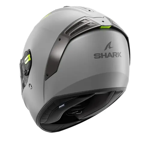 קסדה מלאה SPARTAN RS BLANK SP מבית SHARK - אפור צהוב