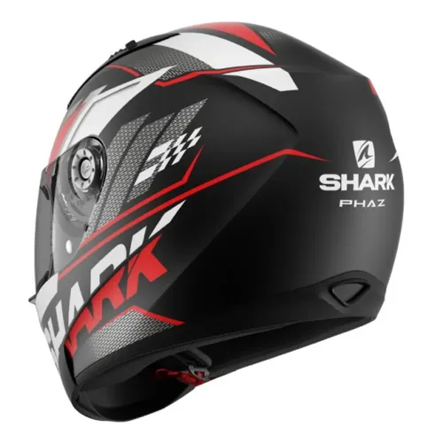 קסדה מלאה RIDILL 1.2 PHAZ מבית SHARK - שחור כחול לבן