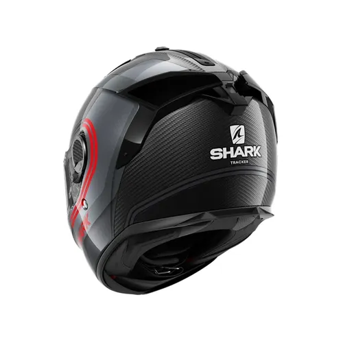 קסדה מלאה SPARTAN GT TRACKER מבית SHARK - שחור אדום אפור