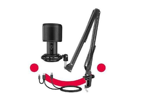 FIFINE T683 — ערכת מיקרופון USB קונדנסר עם בקרות מובנות לפודקאסט וסטרימינג
