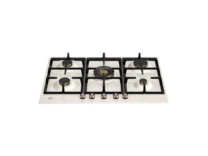 כיריים גז 75 ס"מ BERTAZZONI P755CHERAC שמנת מבערי פליז ברטזוני