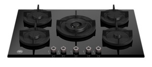 כיריים גז 75 ס"מ BERTAZZONI P755CPROGNE זכוכית שחורה ברטזוני