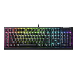 מקלדת גיימינג | RAZER BlackWidow V4 X Green Mechanical Switch