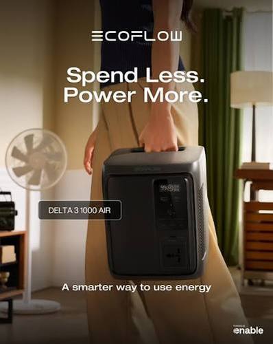 תחנת כח ניידת EcoFlow DELTA 3 AIR 1000