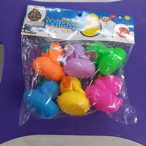 מארז 6 ברווזים צבעוני לאמבטיה  228