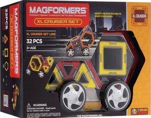 משחקים מגנטים מגפורמרס מגרש מכוניות 32 חלקים MAGFORMERS