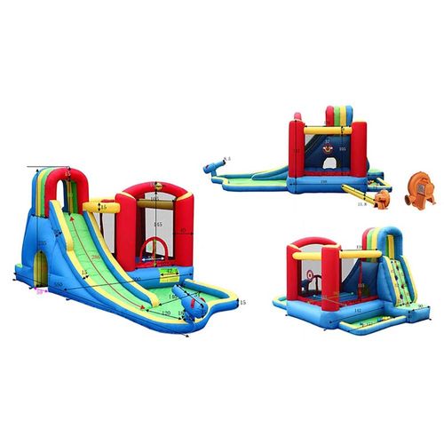 הפי הופ - מגלשת מים משולבת עם מתקן קפיצה פאן זון - HAPPY HOP 9047N