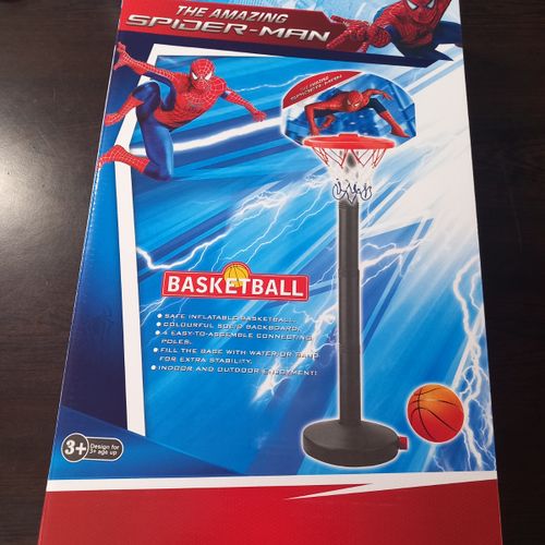 ספיידרמן - עמוד כדורסל פלסטיק 118 ס''מ - Spiderman basketball