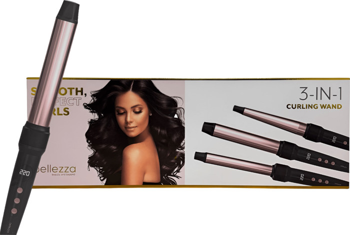 מסלסל מקצועי 3 ב-1 Bellezza | Curling wand