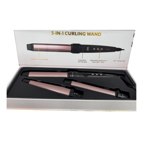 מסלסל מקצועי 3 ב-1 Bellezza | Curling wand