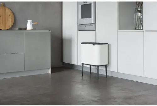 פח ברבנטיה למטבח 36 ליטר - Brabantia BO לבן -24 מתוך קולקציית פחי אשפה למטבח (מכלול ומידות) - עשוי מחומרים עמידים בפני לחות וחלודה לאורך זמן