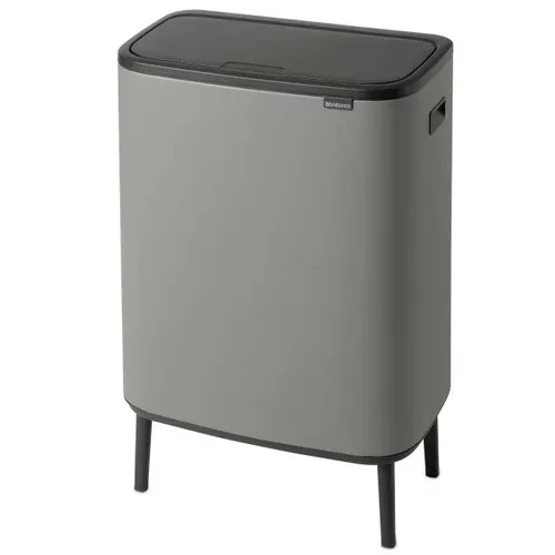פח ברבנטיה למטבח 60 ליטר - Brabantia BO אפור - בטון מתוך קולקציית פחי אשפה למטבח (תמונת מוצר) - איכות פרימיום בלתי מתפשרת ואחריות מלאה