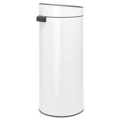 פח ברבנטיה למטבח 30 ליטר - Brabantia לבן -24 מתוך קולקציית פחי אשפה למטבח (פרטים קטנים וגימור) - עשוי מחומרים עמידים בפני לחות וחלודה לאורך זמן