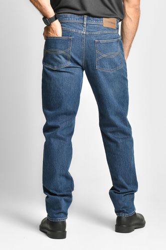 מכנס ג'ינס Straight DK-Blue מבית RedBack