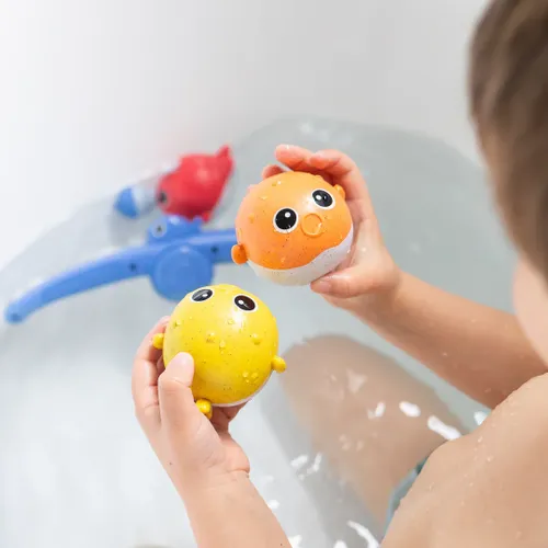 Catch & Splash – משחק דייג מגנטי לאמבטיה לילדים | צעצוע מים אקולוגי מתוך קולקציית במיוחד לילדים (מבט נוסף) - קל לניקוי ותחזוקה לשמירה על מראה חדש