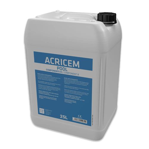 Acricem Pool 25L- חלק ב ופריימר לבריכות