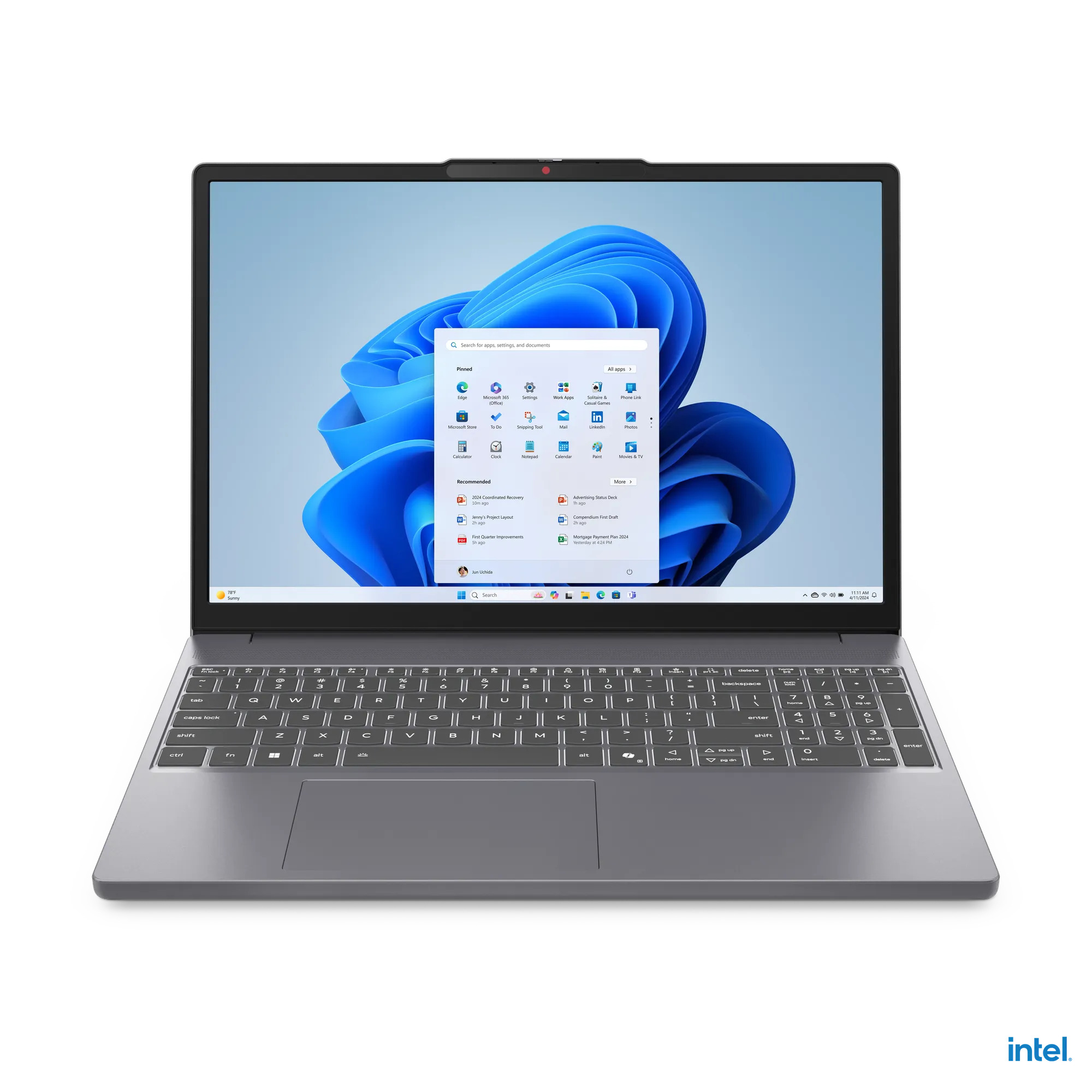 מחשב נייד Lenovo IdeaPad Slim 3 15IRH10 83K100TMIV – i5-13420H / 8GB RAM / 256GB SSD / Intel UHD Graphics / FREE DOS