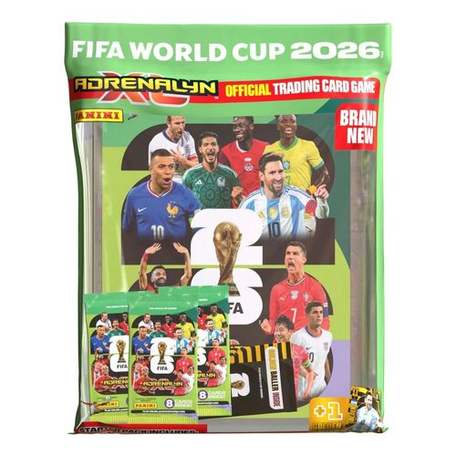 מונדיאל 2026 - אלבום פתיחה לאיסוף - Panini FIFA World Cup 2026 Adrenalyn XL Starter Pack