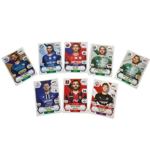 חבילת מדבקות ליגת העל הישראלית - 2025-26 Football Stars