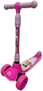 ברבי - קורקינט 3 גלגלים הפוך מתקפל מקצועי  - BARBIE