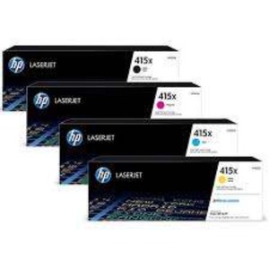 סט 4 טונרים מקורים HP 415X W2030X/1X/2X/3X