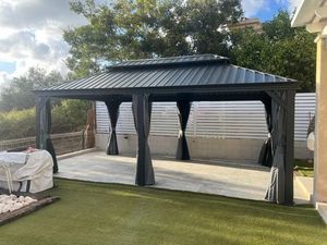  גזיבו פרינסס 3X4.2 XL גג אלומיניום  