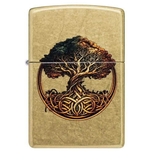 מצית זיפו עץ החיים זהב - ZIPPO
