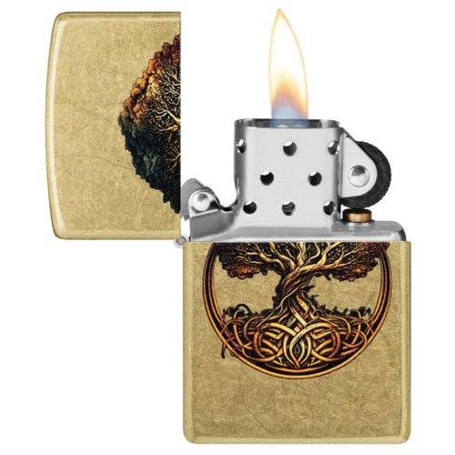 מצית זיפו עץ החיים זהב - ZIPPO
