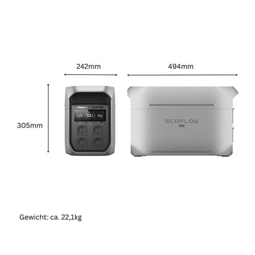 תחנת כח ניידת EcoFlow DELTA 3 MAX