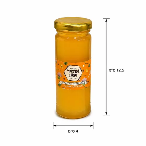 דבש טבעי בצנצנת זכוכית - 30 גרם \ 150 גרם