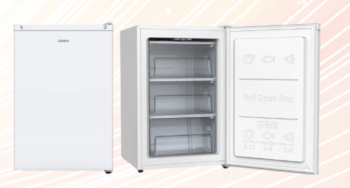 מקפיא מיני 3 מגירות דגם Galanz FREEZ-120L-WH לבן