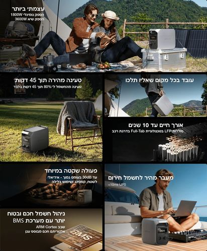 תחנת כח ניידת EcoFlow DELTA 3 CLASSIC
