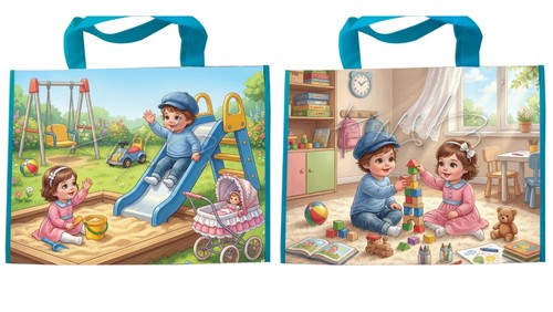 תיקיה למחברת קשר/ דגם פעוטות מגלשה