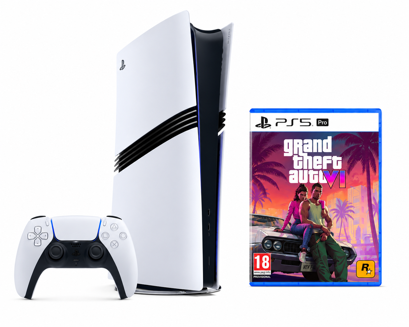  הזמנה מוקדמת מחיר מיוחד -  Sony Playstation 5 Pro 2TB + GTA 6 Bundle 