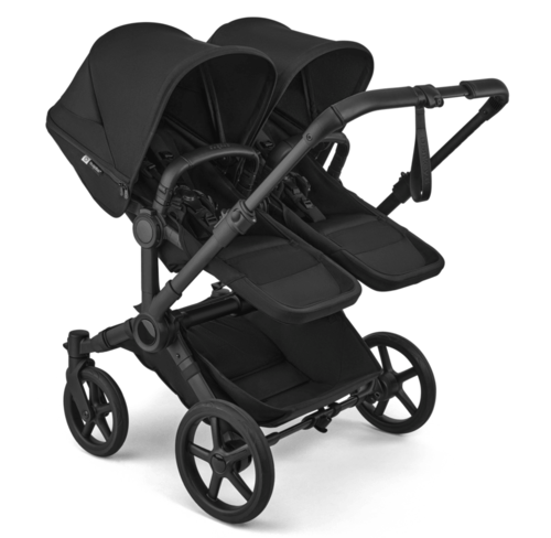 עגלת תאומים משולבת דונקי 6 טווין לתאומים - Bugaboo Donkey 6 twin - שילדה שחורה צבע שחור